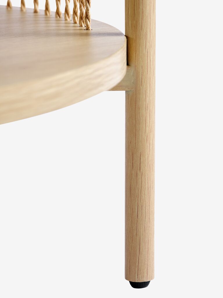 Mesa de centro SNESLEV Ø70 na cor carvalho