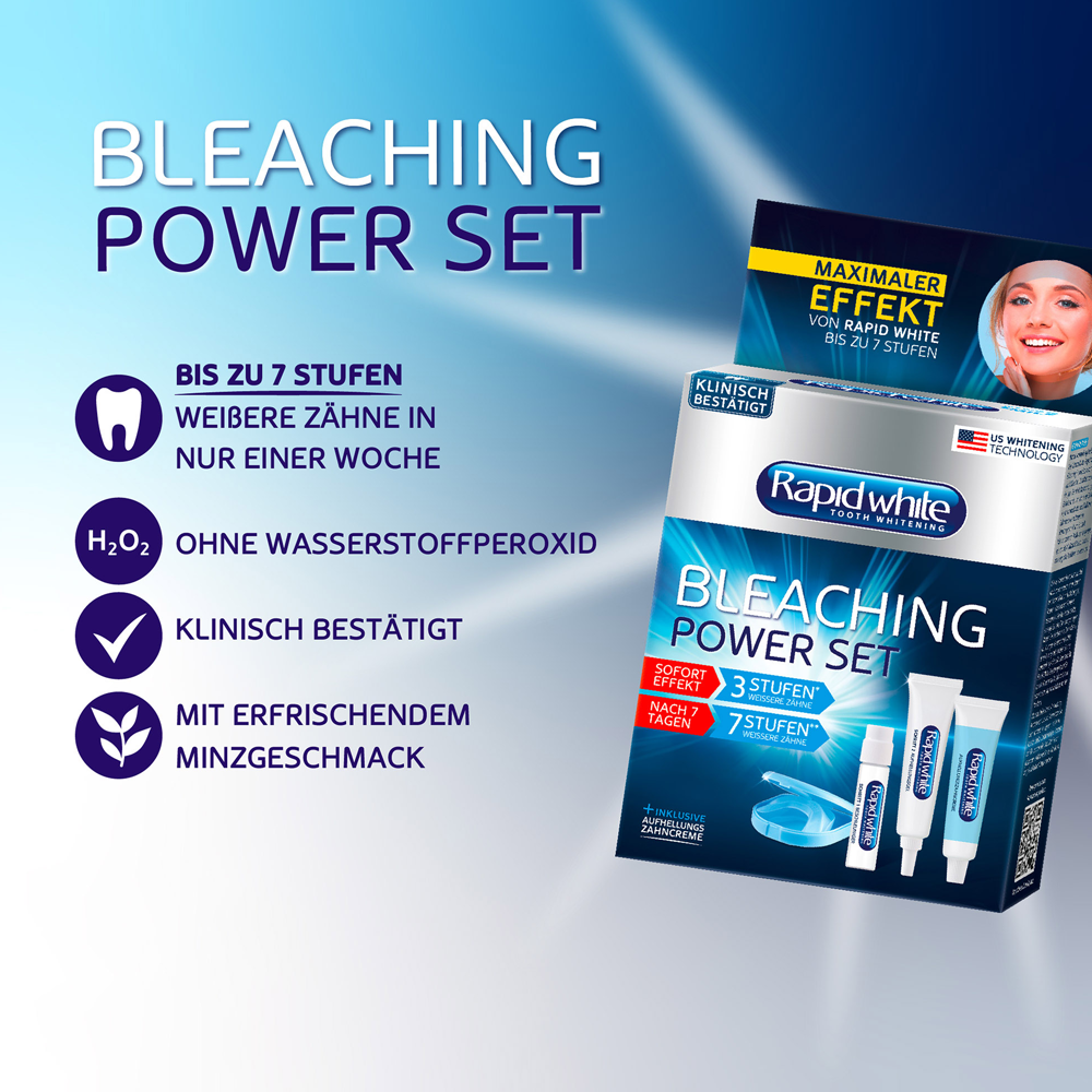 Rapid White Bleaching Power Set