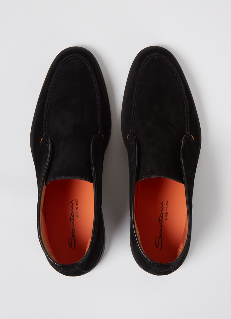 Scarpe slip-on in camoscio Santoni Detroit