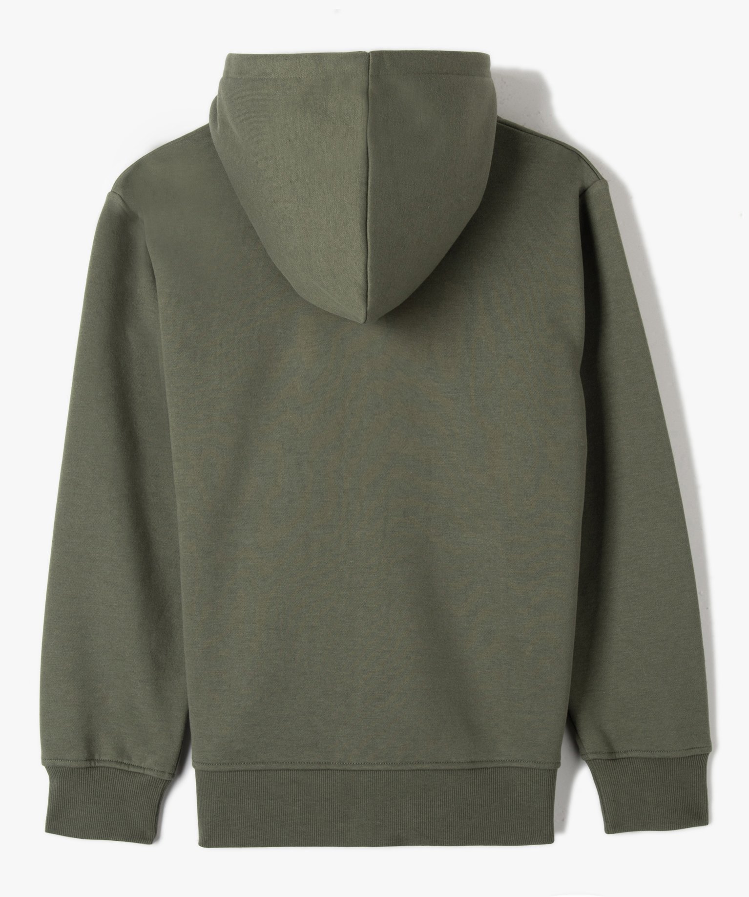 Sweat à capuche avec fermeture zippée Garçon kaki | GEMO