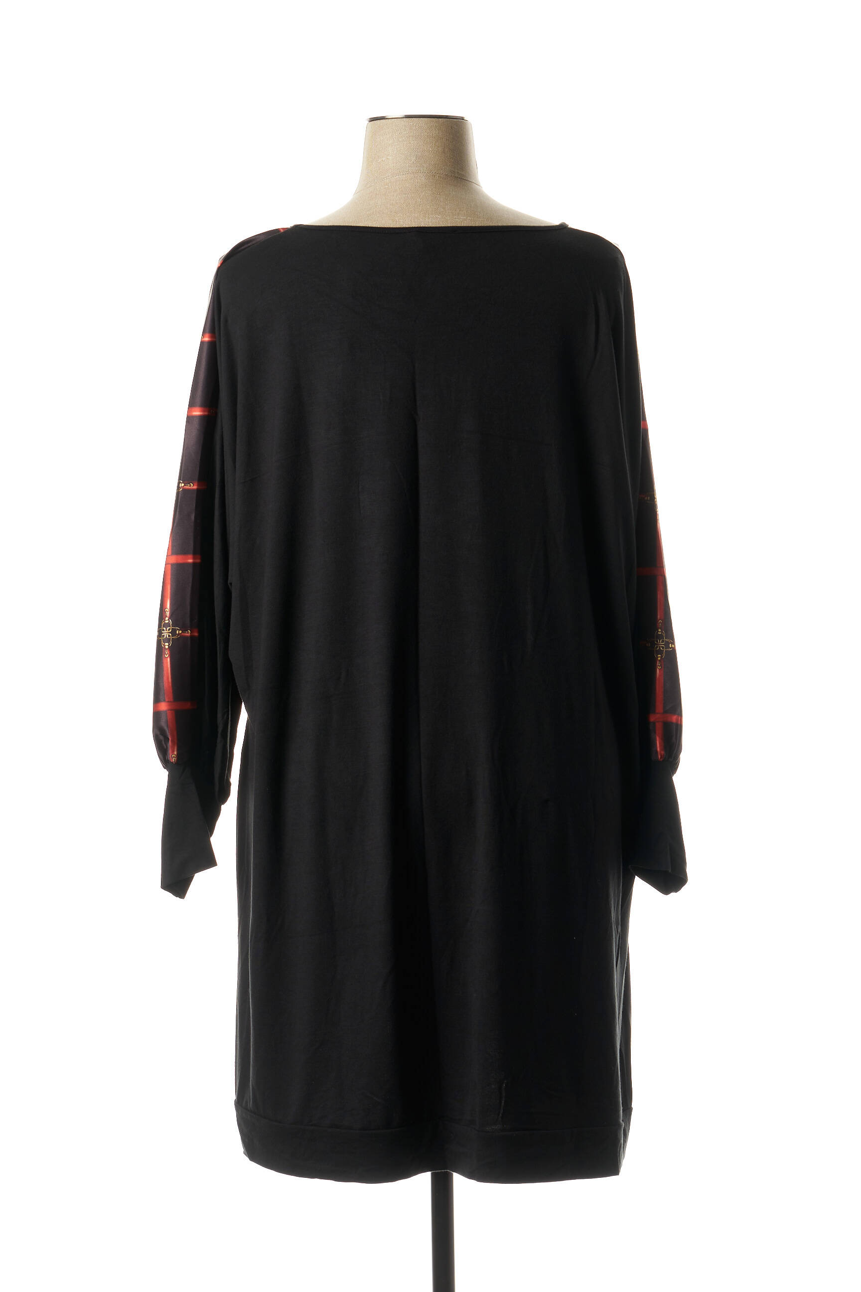 Sophia Tuniquemanchelongue Femme couleur noir
