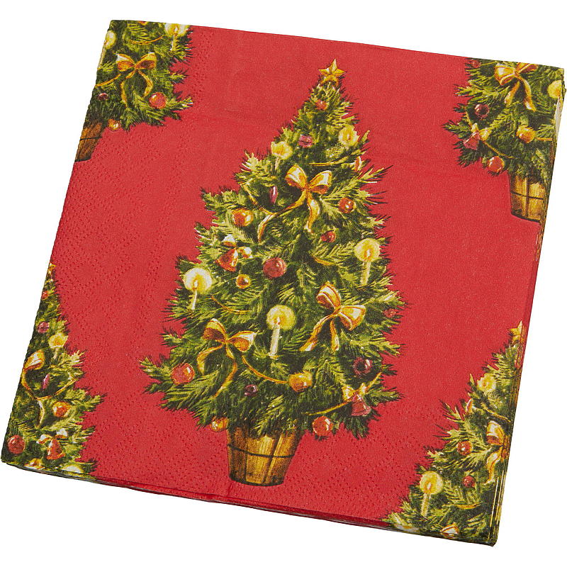 Vie Eco Servietter 20-pk 33x33 cm, julemotiv