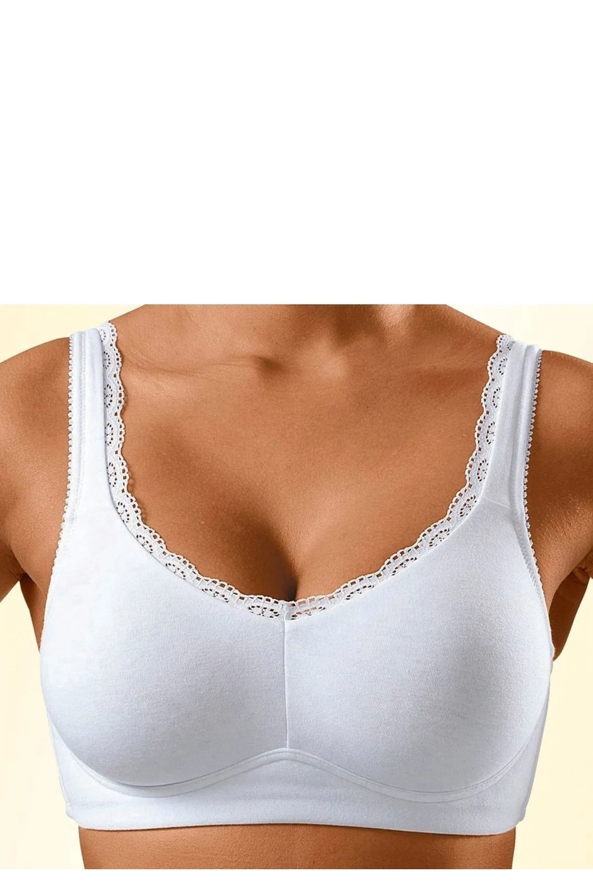 PETITE FLEUR  BH - Weiß - Unifarben