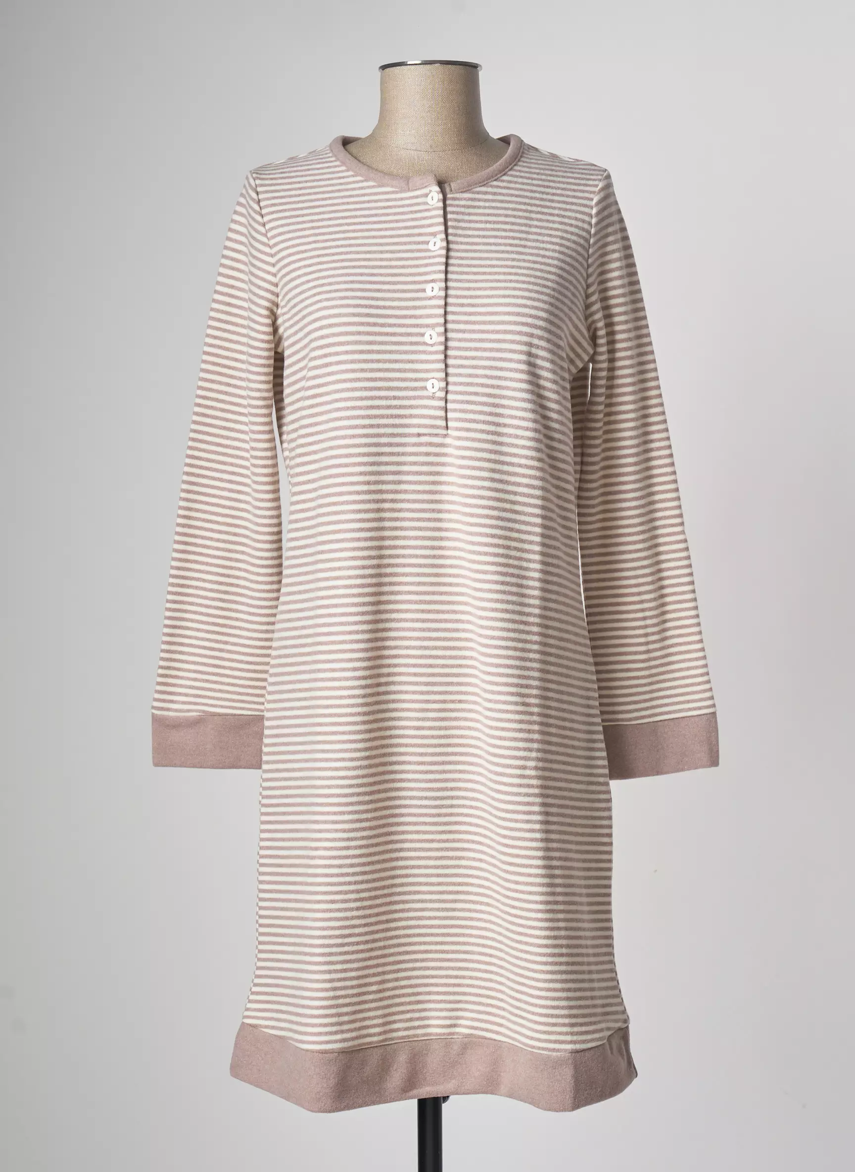 Julie Robes Mi Longues Femme couleur beige