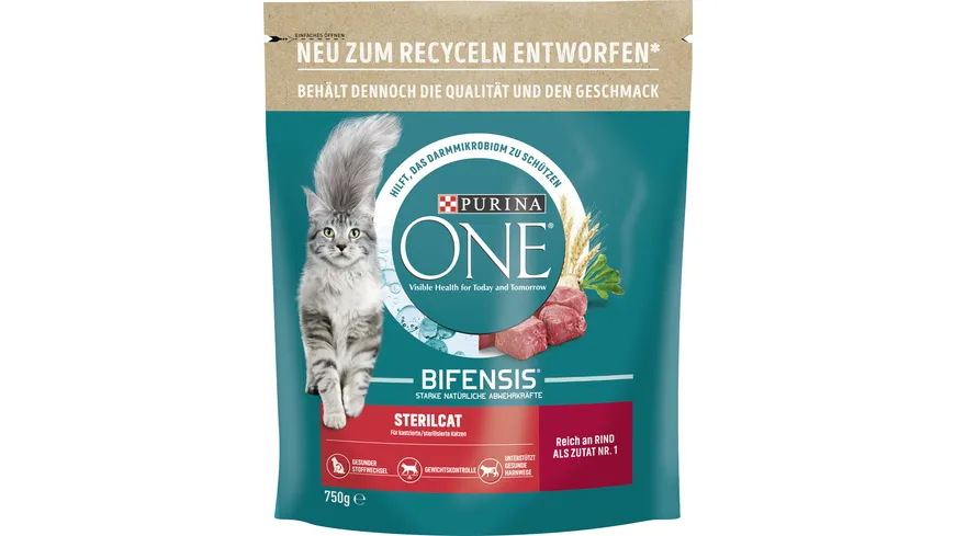 PURINA ONE STERILCAT Rind 750 g