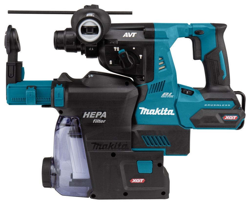Makita HR003GZ02 Kombihammer SDS-Plus 40V Max mit Staubabsaugung (ohne Akkus und Ladegerät)