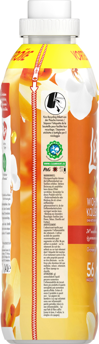 Weichspüler Orchidee & Vanille 56WL, 1,4 l