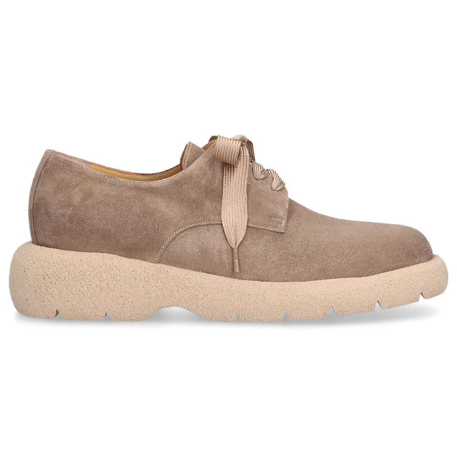 Truman's - Schnürer 7953 Veloursleder - grau