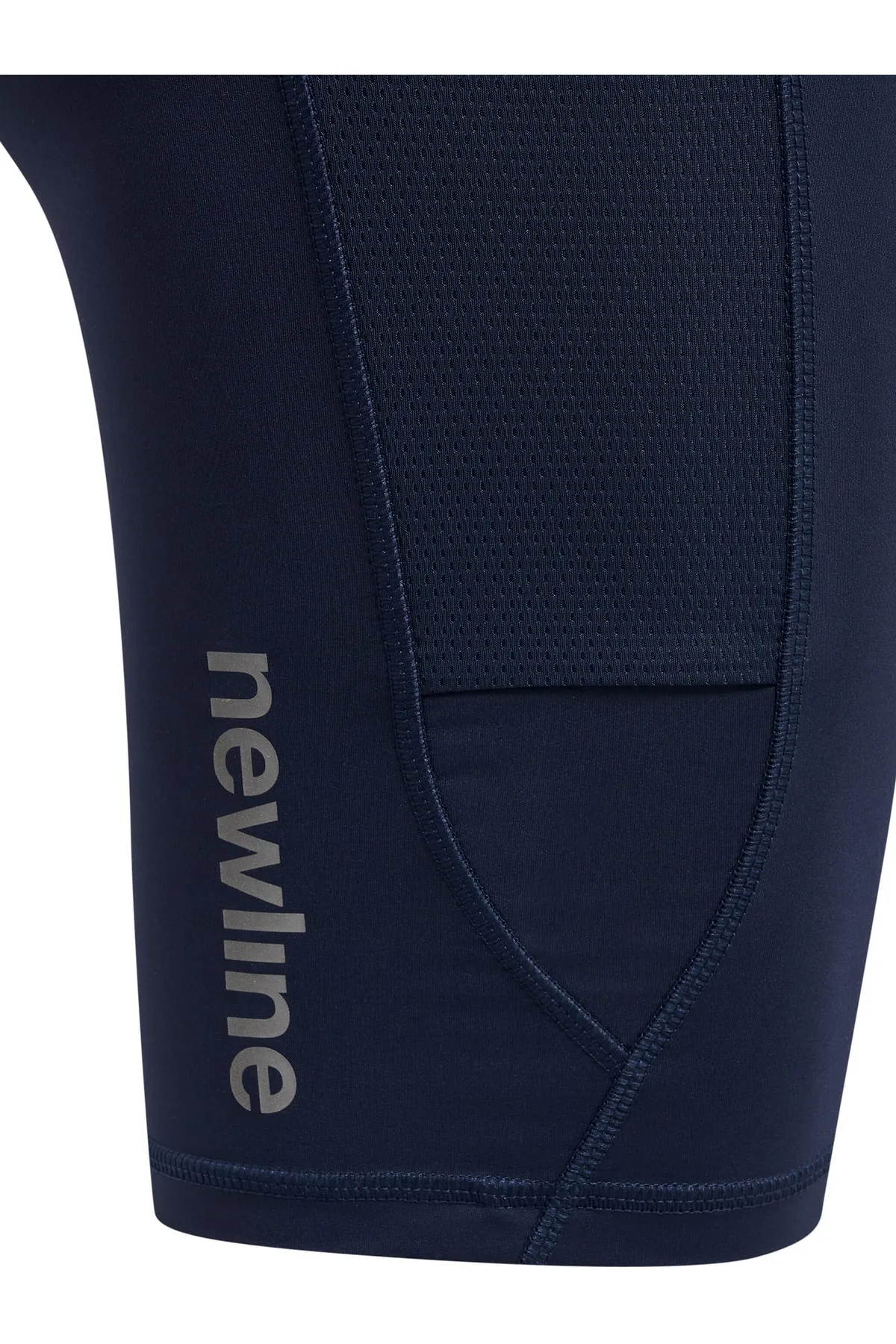 NEWLİNE  Kurze Sporthose - Blau - Mittlerer Bund
