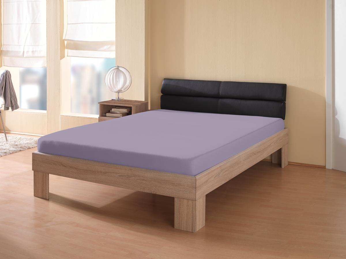 Dreamtex Jersey Spannbetttuch 140-160x200 cm - flieder
