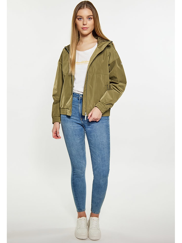 Schmuddelwedda Regenjacke in Khaki günstig kaufen