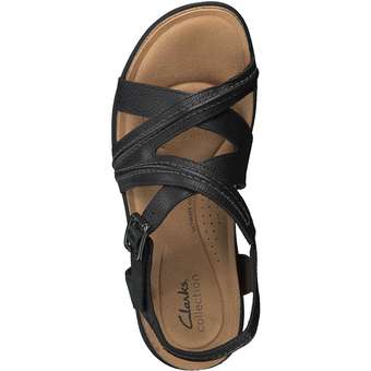 Clarks Brynn Ave Sandale in schwarz