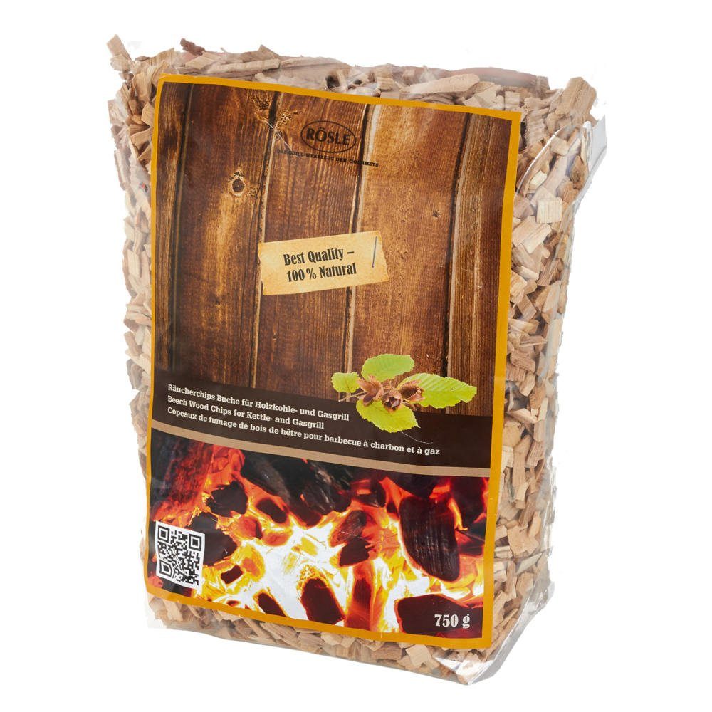 RÖSLE Räucherbox BBQ Räucherchips Buche 750 g