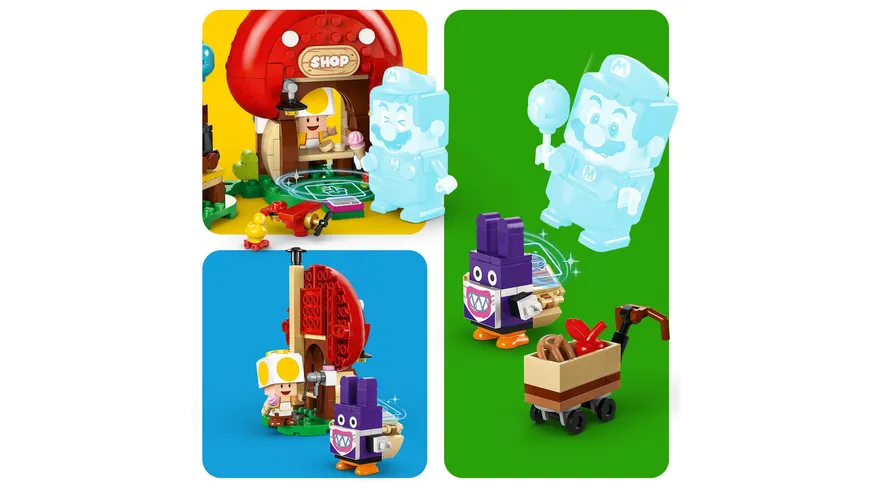 LEGO Super Mario 71429 Mopsie in Toads Laden – Erweiterungsset mit 2 Figuren