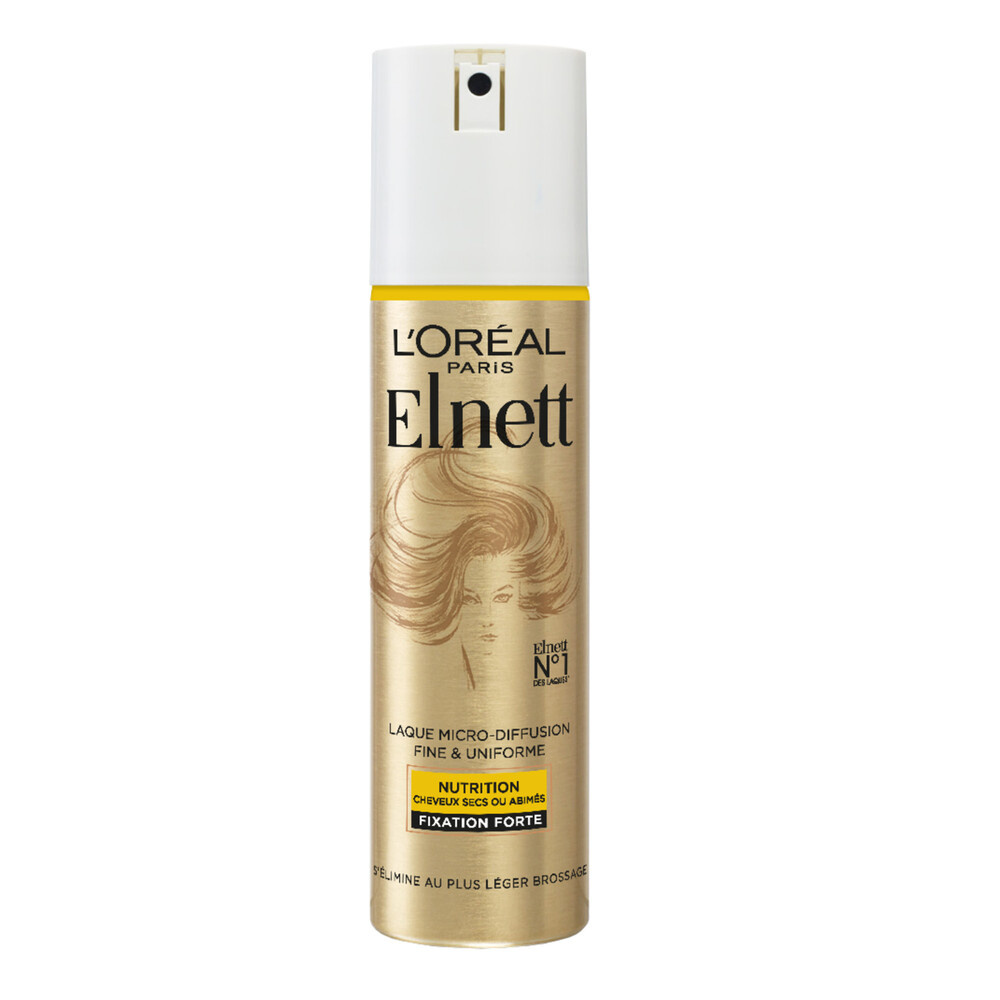 L'Oréal Paris L'Oréal Paris Elnett Laque Fixation Forte Nutrition Cheveux Secs 150ml Laque Nutri protection Cheveux Secs