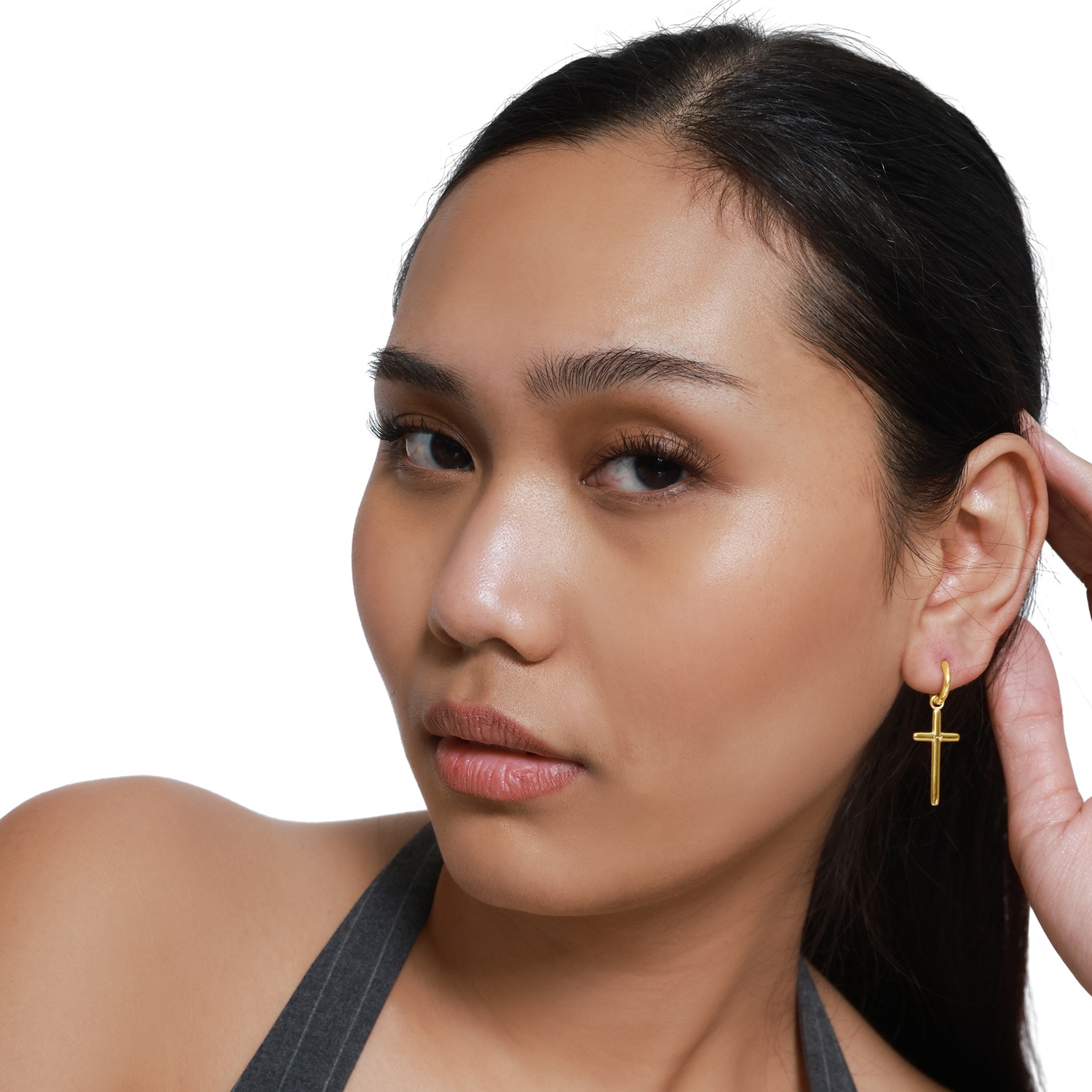 Boucles d'oreilles dorées Heideman Magnus