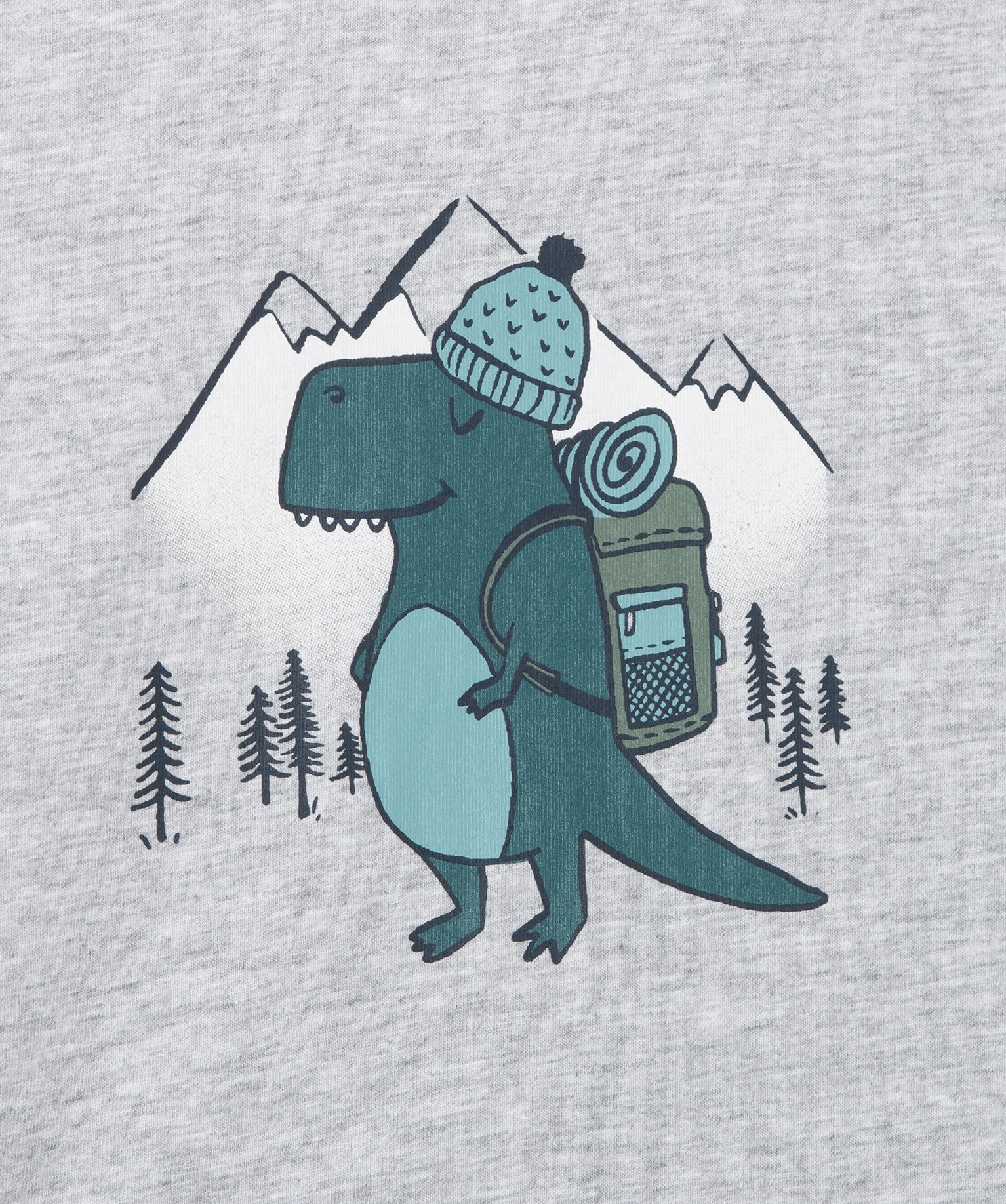 Tee-shirt bébé Garçon à manches longues et col roulé gris clair | GEMO