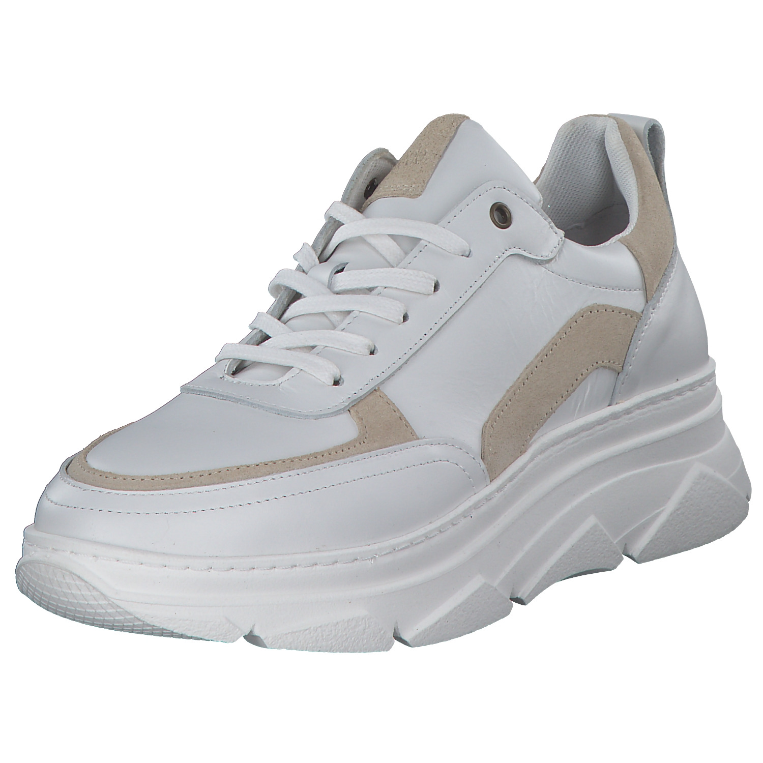 Palado PSN0002, Schnürschuhe, Damen, Weiß/Beige