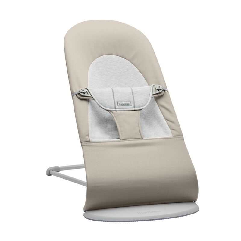 Transat balance Soft coton et Jersey beige/gris BabyBjörn