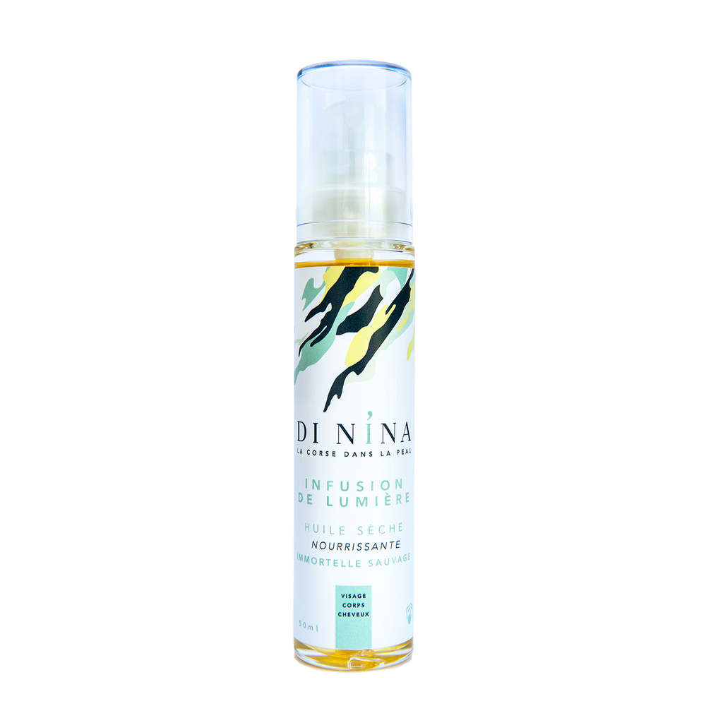 di nina Infusion de lumière immortelle Huile sèche
