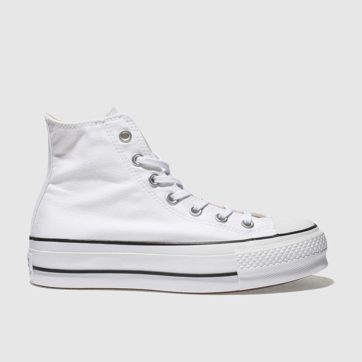 Converse All Star Lift Hi cipők fehér színben
