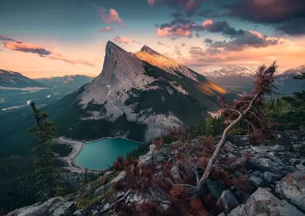 Puzzle 1000 Teile - Abends in den Rocky Mountains