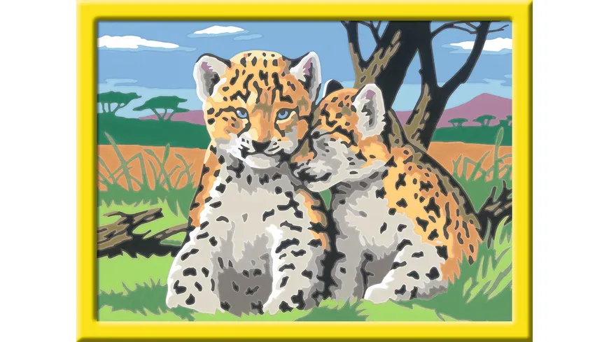 Ravensburger Beschäftigung - Malen nach Zahlen - Kleine Leoparden