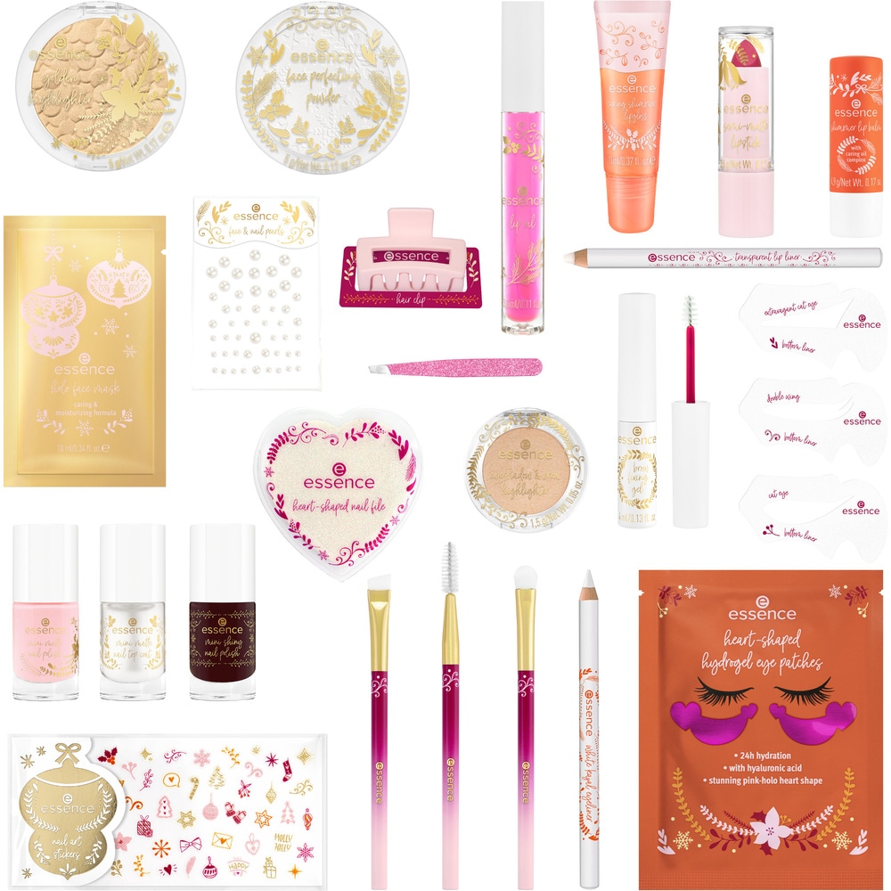 essence Calendrier de l'Avent Merry everything & happy always Coffret 24 produits routine beauté complète