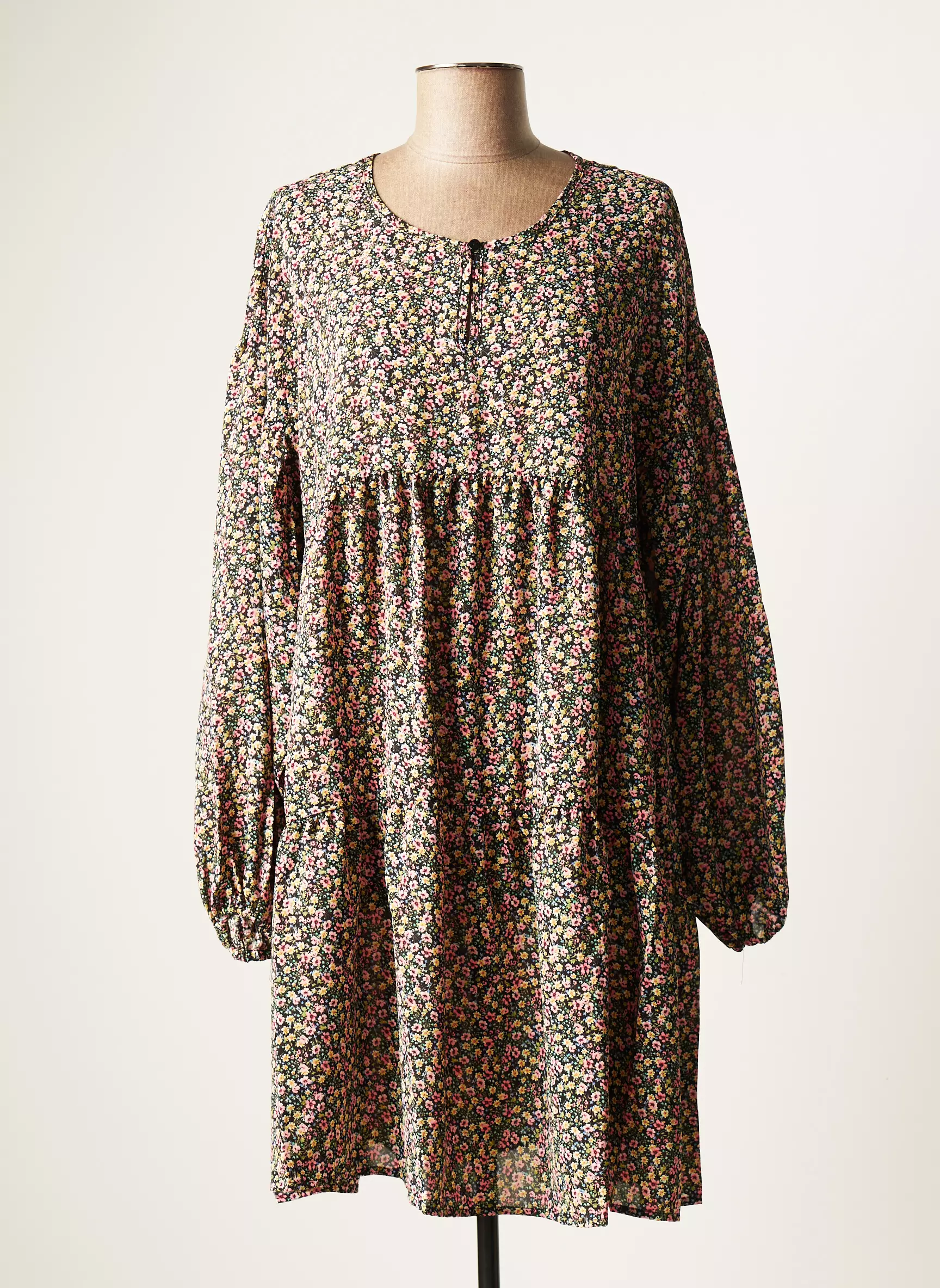 Vero Moda Robes Mi Longues Femme couleur noir