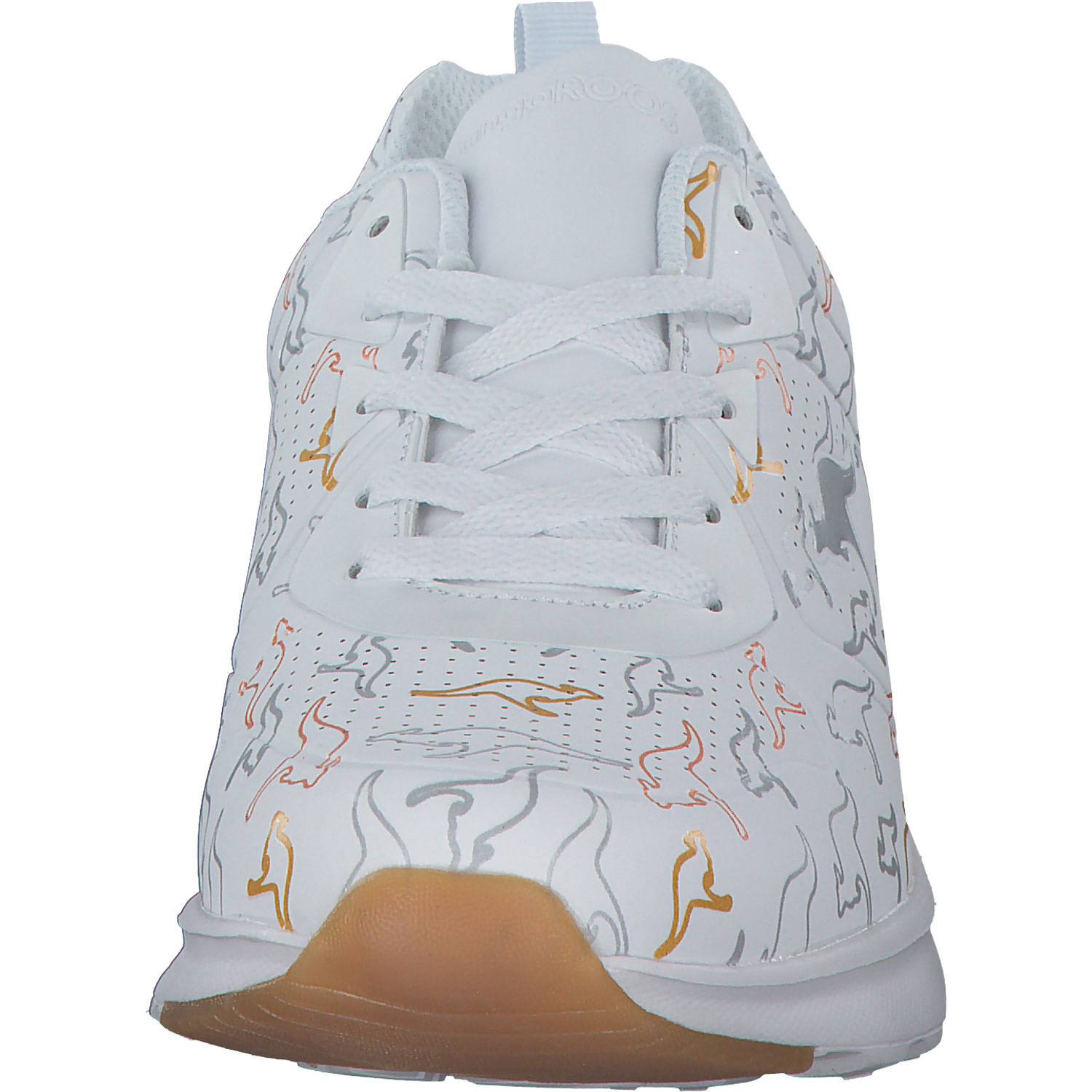 KangaROOS K-Air Ora Brand 39319, Schnürschuhe, Damen, white/met multi