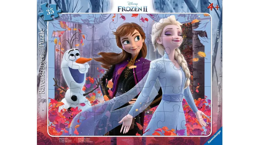 Ravensburger Puzzle - Frozen, Magische Natur, 35 Teile