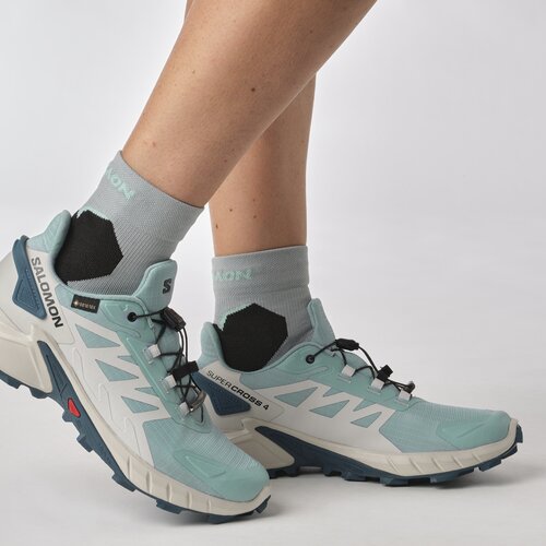 DAMEN TRAILRUNNINGSCHUHE SHOES SUPERCROSS 4 GTX W BL/LU