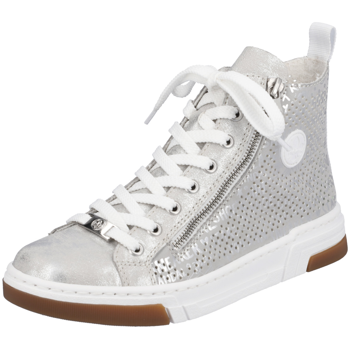 Rieker N3945 Sneaker mid grau