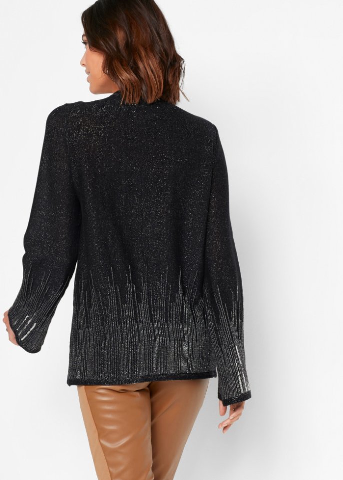 Pullover mit metallic Farbverlauf