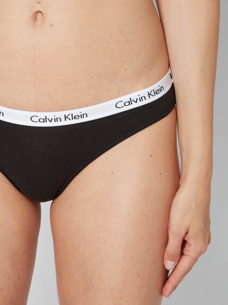 Slip im 3er-Pack in schwarz
