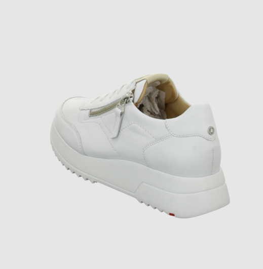 LLOYD Freizeit Schnürer weiss Sneaker Low, Weiß