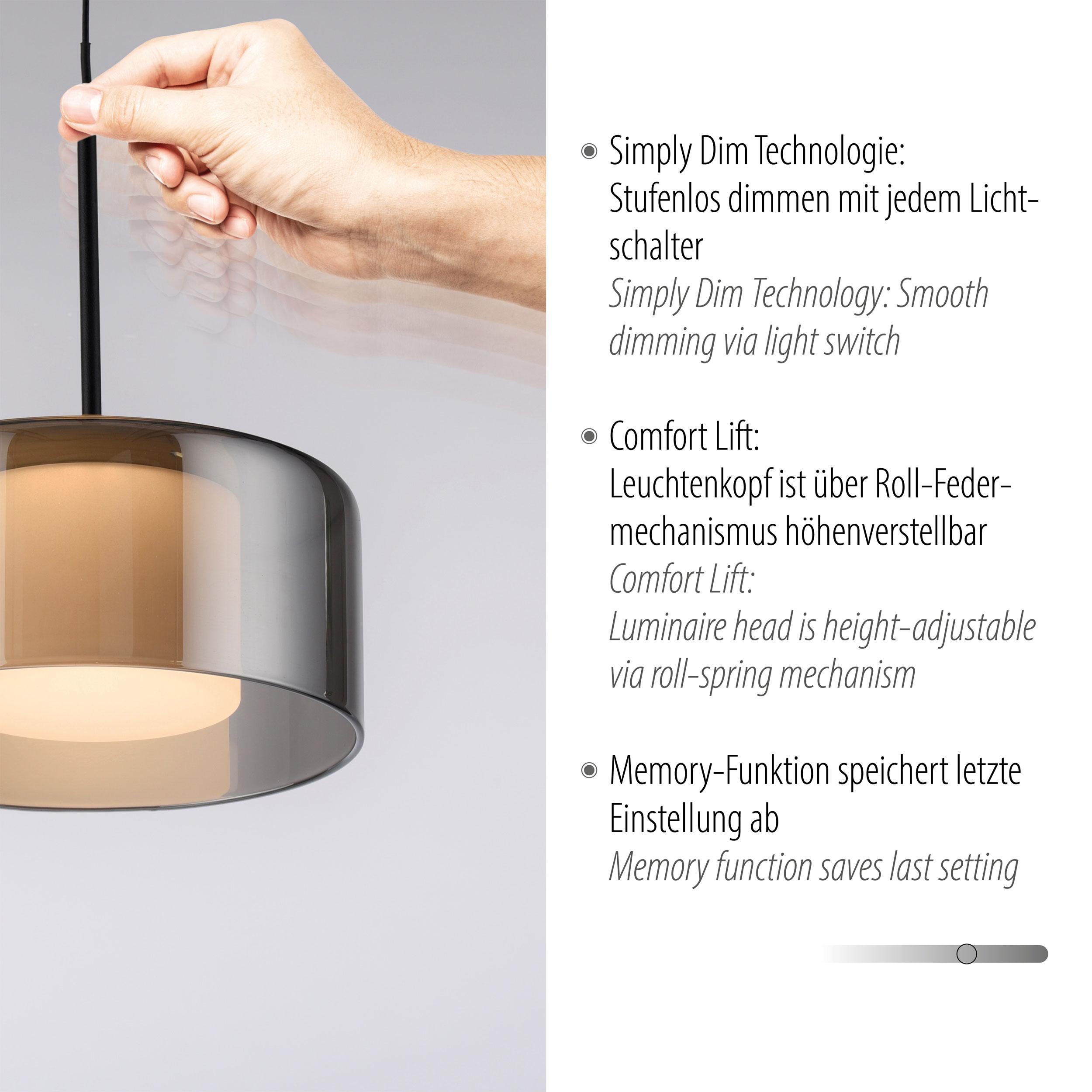 Paul NeuhausLED-Pendelleuchte 1flg