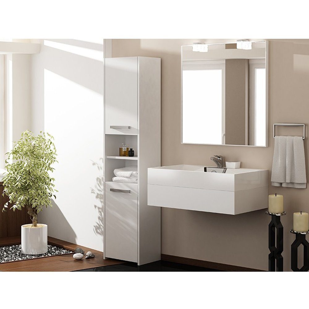 pressiode Hochschrank Badezimmerschrank Badschrank Hochschrank Badmöbel Schrank Modern