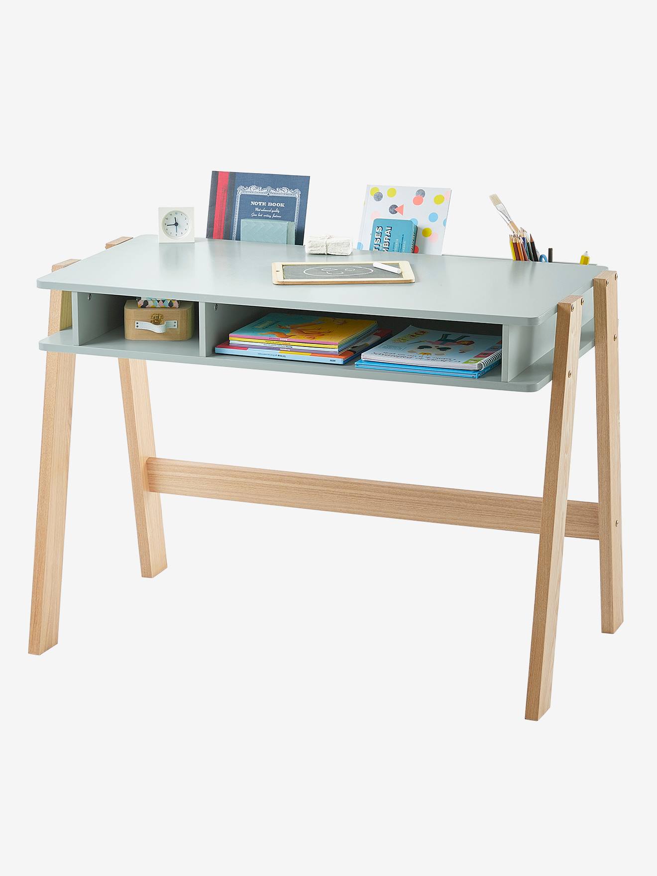 Vertbaudet Kinderschreibtisch ARCHITEKT JUNIOR - rosa/natur