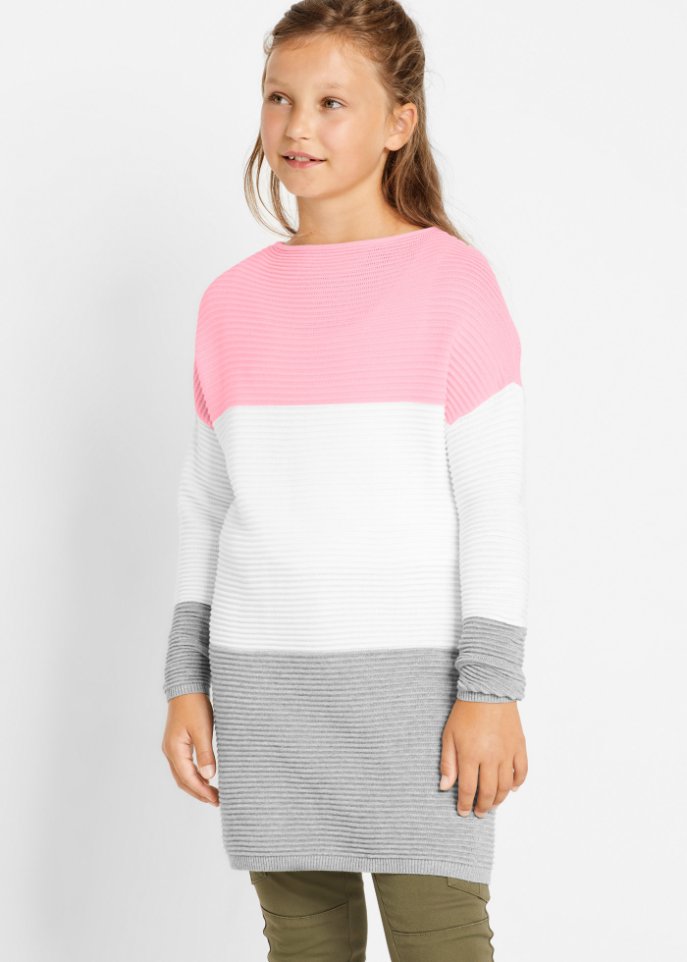 Mädchen Long-Pullover