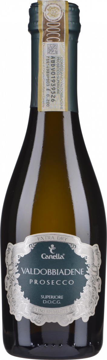 Canella Prosecco Valdobbiadene Superiore Extra Dry 0,2 Liter
