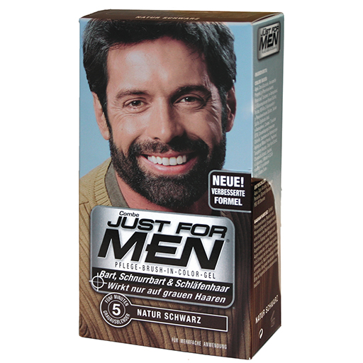 JUST for men Brush in Color Gel schwarz  28.4 ml  Gel