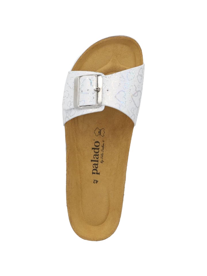 palado Pantoletten in white heart günstig kaufen