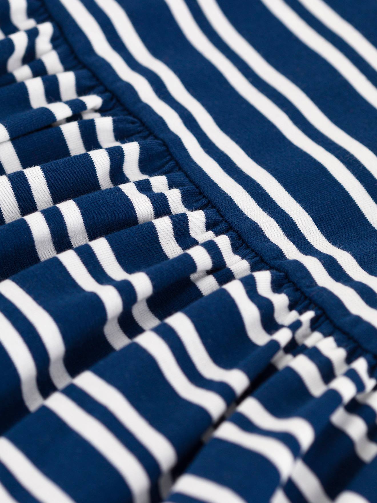 Robe manches courtes en coton bio PETIT BATEAU bleu