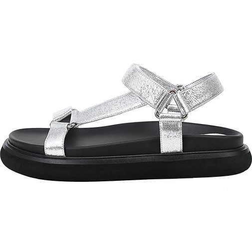 ekonika Sandalen mit glänzenden Riemen
