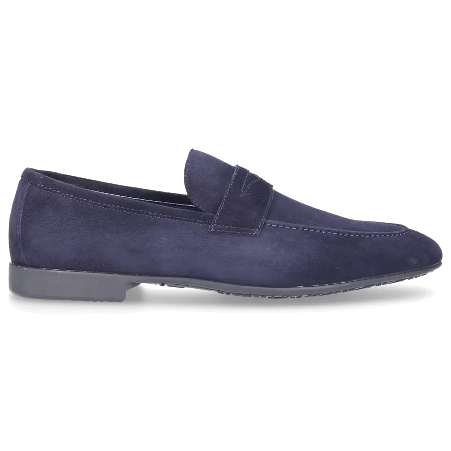 Moreschi - Loafer 042173 Veloursleder - blau