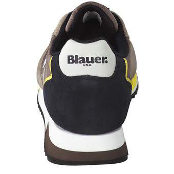 Blauer USA Schnürsneaker in braun