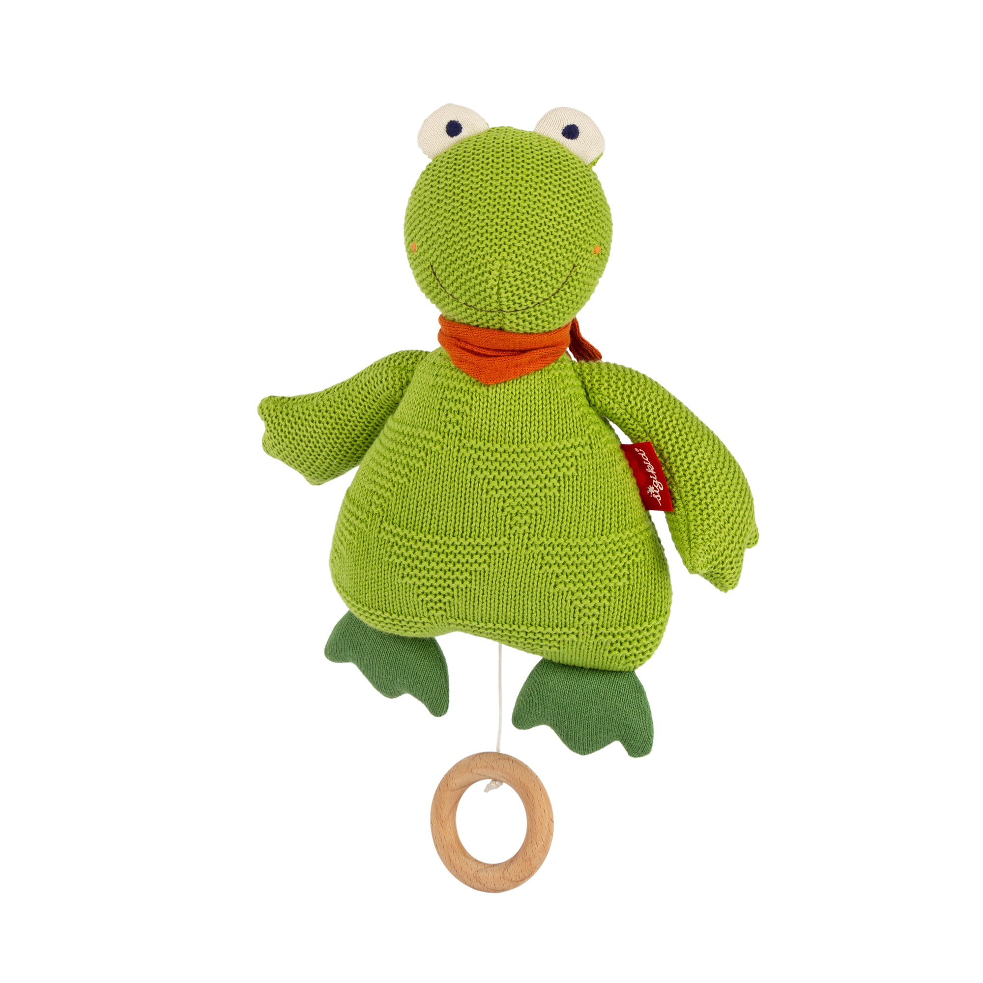 Baby Strick-Spieluhr Frosch