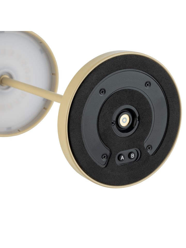 APS Tischleuchte in sand,  Ø 11 cm, H: 30,5 cm, B: 11 cm, L: 11 cm, Metall günstig kaufen onesize