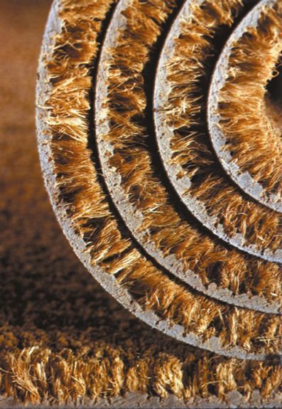 Türmatte Kokosvelour Natur 40 x 60 cm